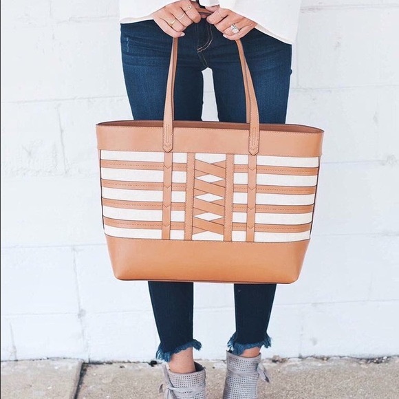 Valencia Tote - Saddle - Picture 5 of 7